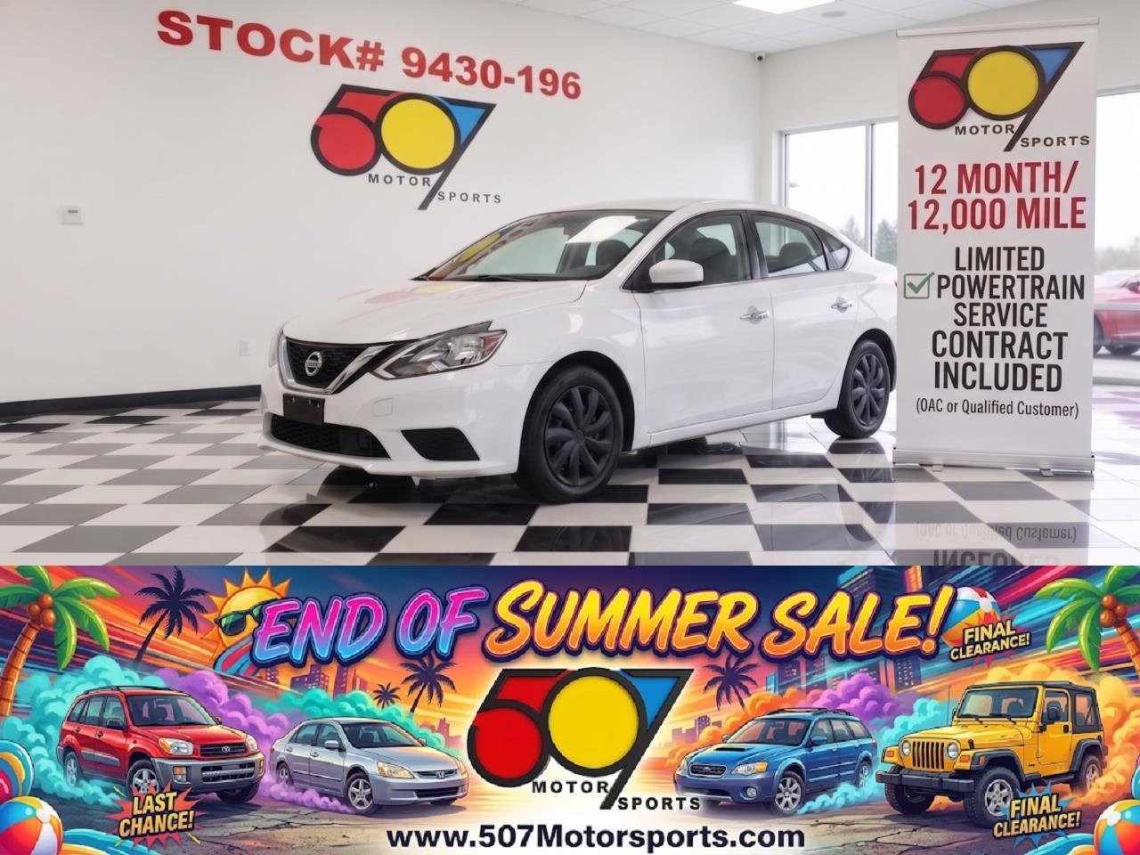 2018 Nissan Sentra S CVT