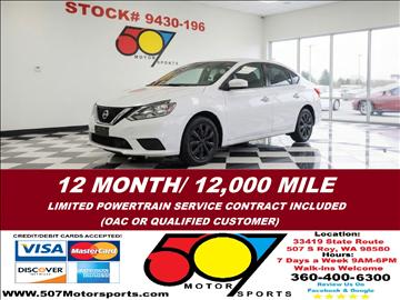 2018 Nissan Sentra S CVT