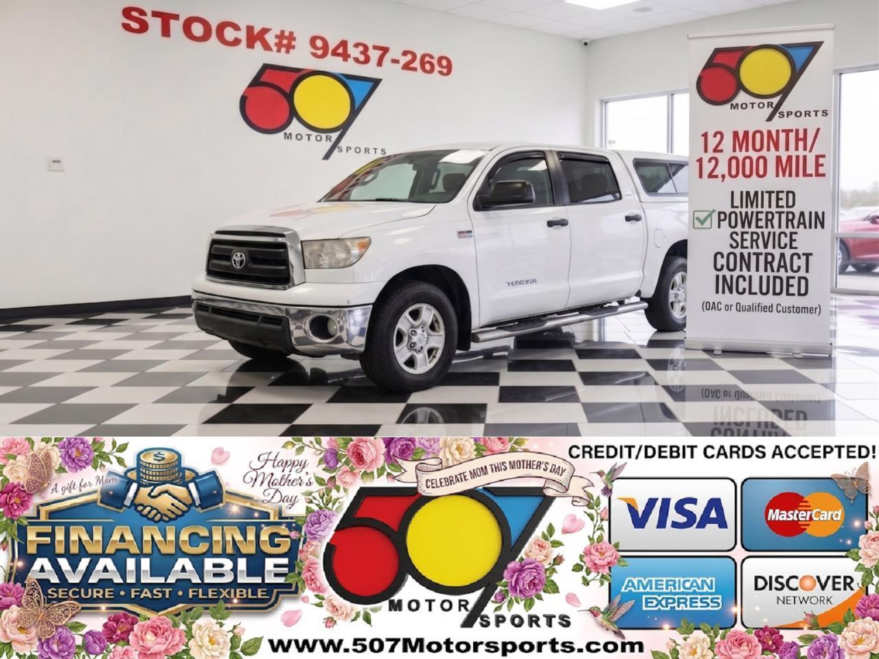 2010 Toyota Tundra SR5 CrewMax 4.6L 2WD