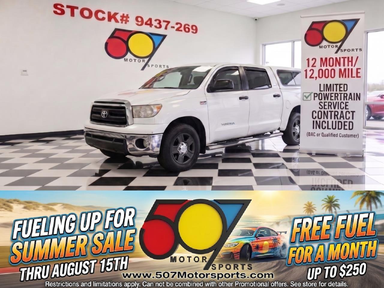 2010 Toyota Tundra SR5 CrewMax 4.6L 2WD