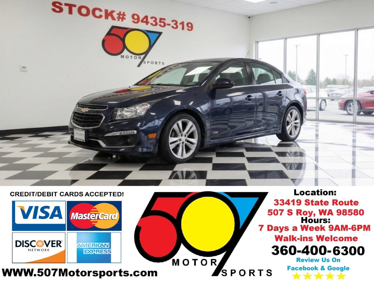 2015 Chevrolet Cruze LTZ Auto