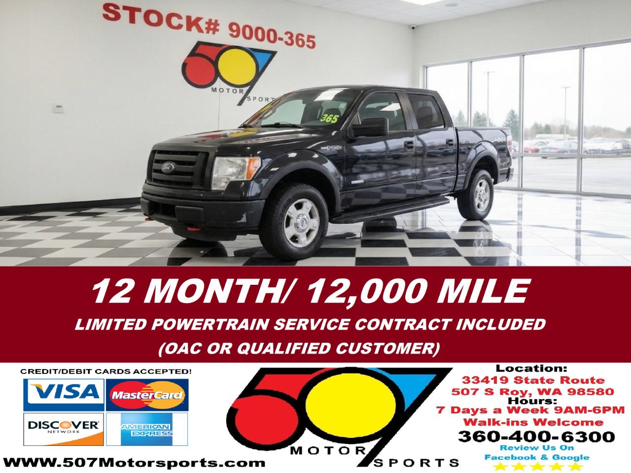 2012 Ford F-150 XLT SuperCrew 5.5-ft. Bed 4WD