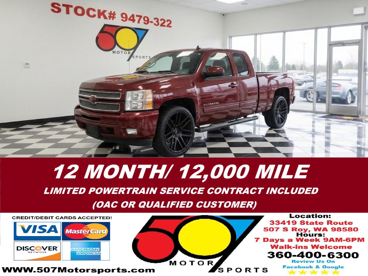 2013 Chevrolet Silverado 1500 LT Ext. Cab Long Box 4WD