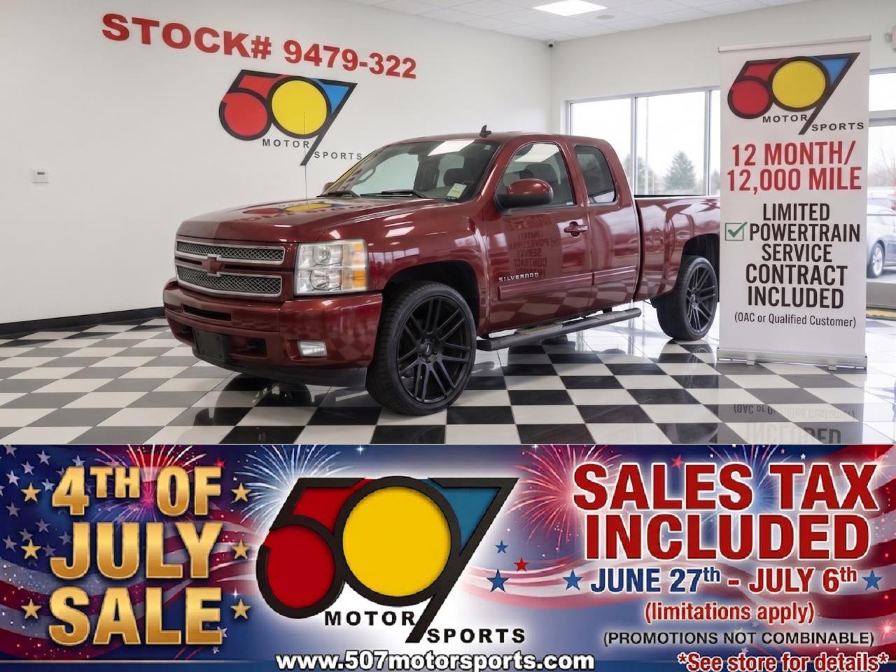 2013 Chevrolet Silverado 1500 LT Ext. Cab 4WD