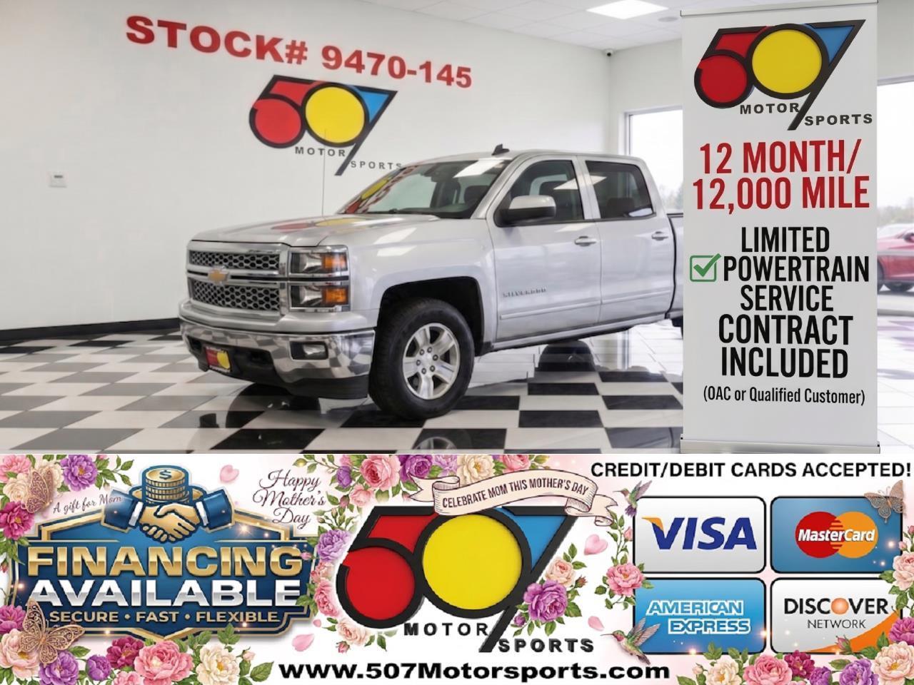 2015 Chevrolet Silverado 1500 LT Crew Cab 4WD