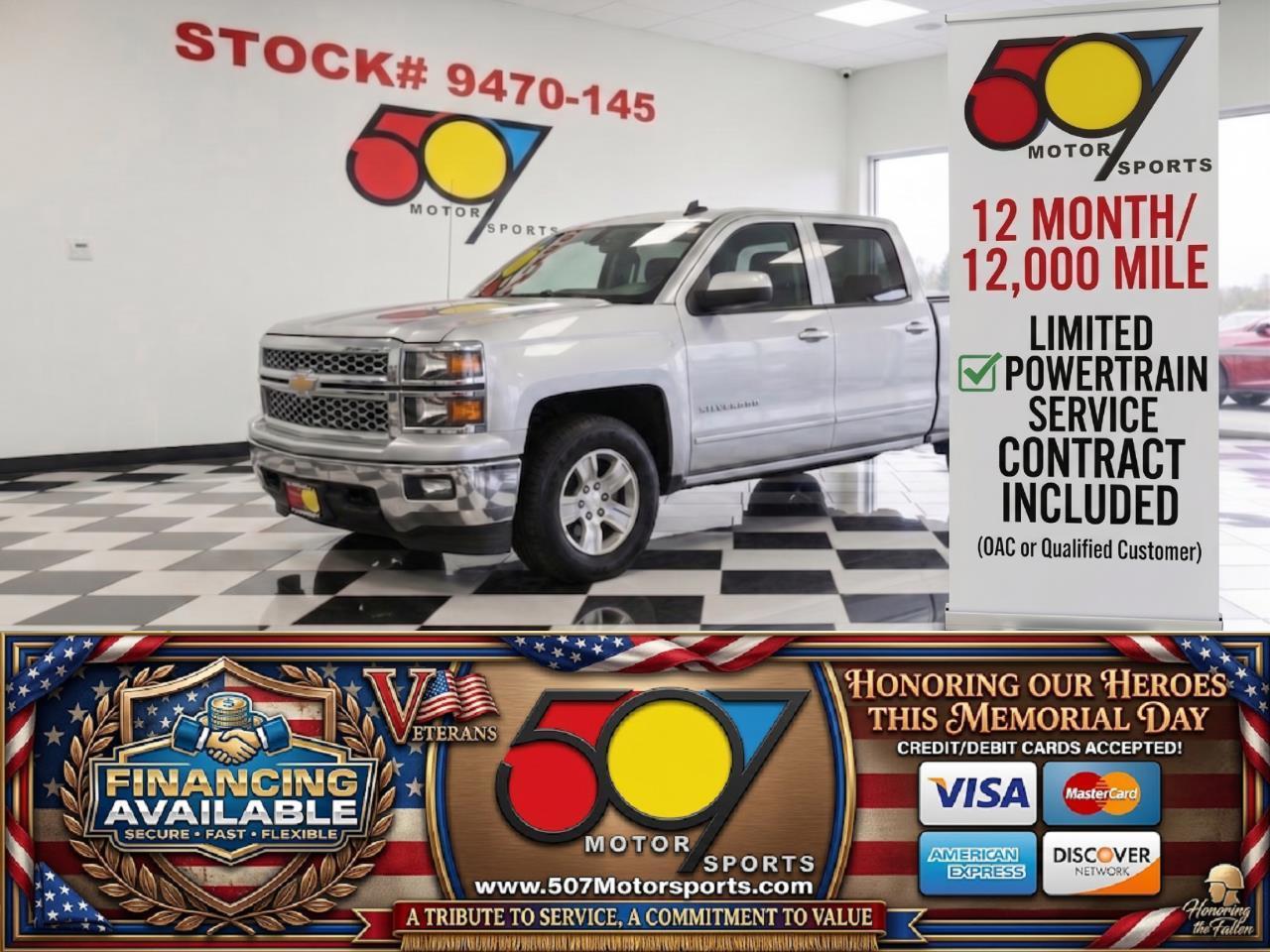 2015 Chevrolet Silverado 1500 LT Crew Cab 4WD