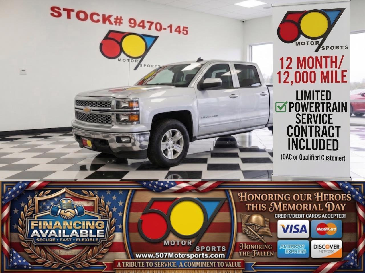 2015 Chevrolet Silverado 1500 LT Crew Cab 4WD