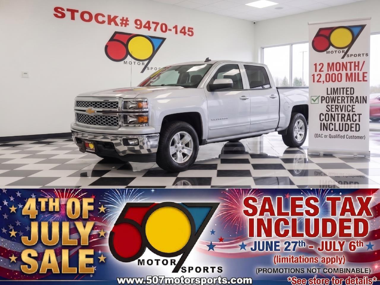 2015 Chevrolet Silverado 1500 LT Crew Cab 4WD