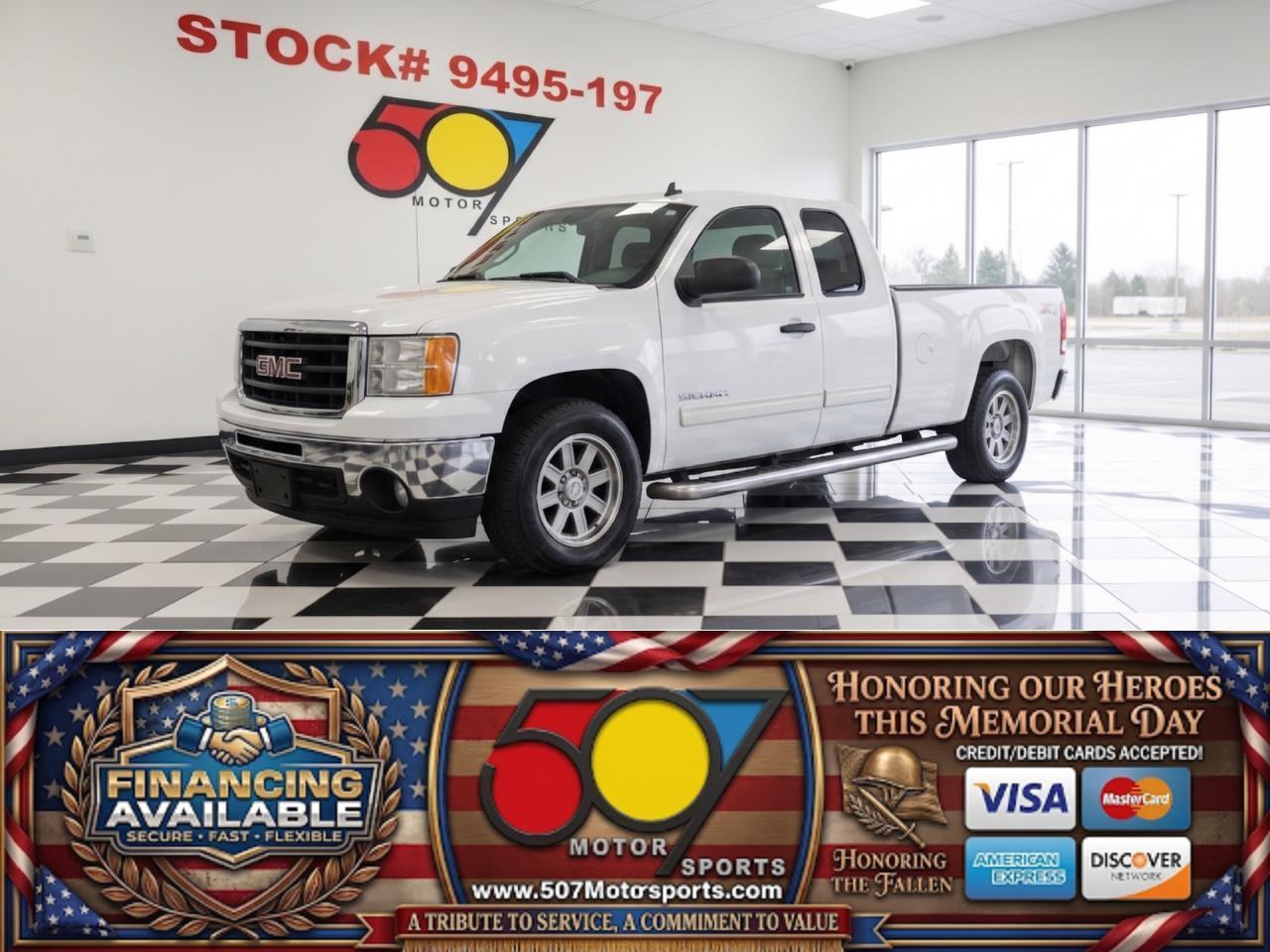 2011 GMC Sierra 1500 SLE Ext. Cab 4WD