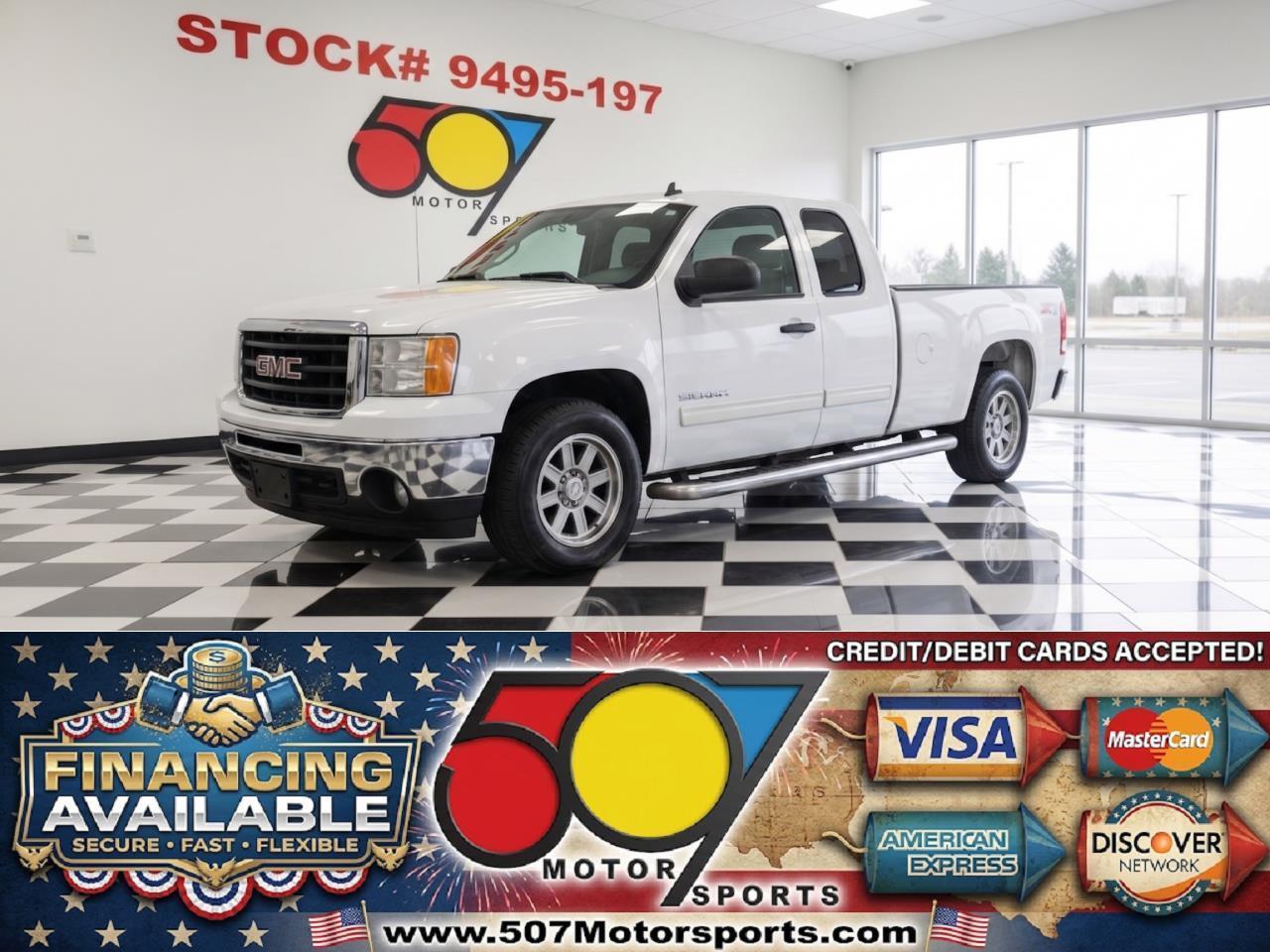  2011 GMC Sierra 1500 SLE Ext. Cab LB 4WD   