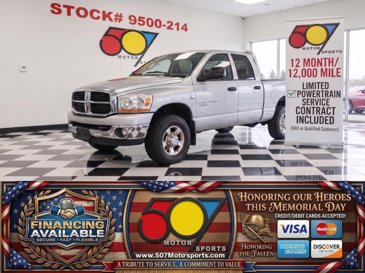 2006 Dodge Ram 2500 TRX4 Off Road Quad Cab 4WD