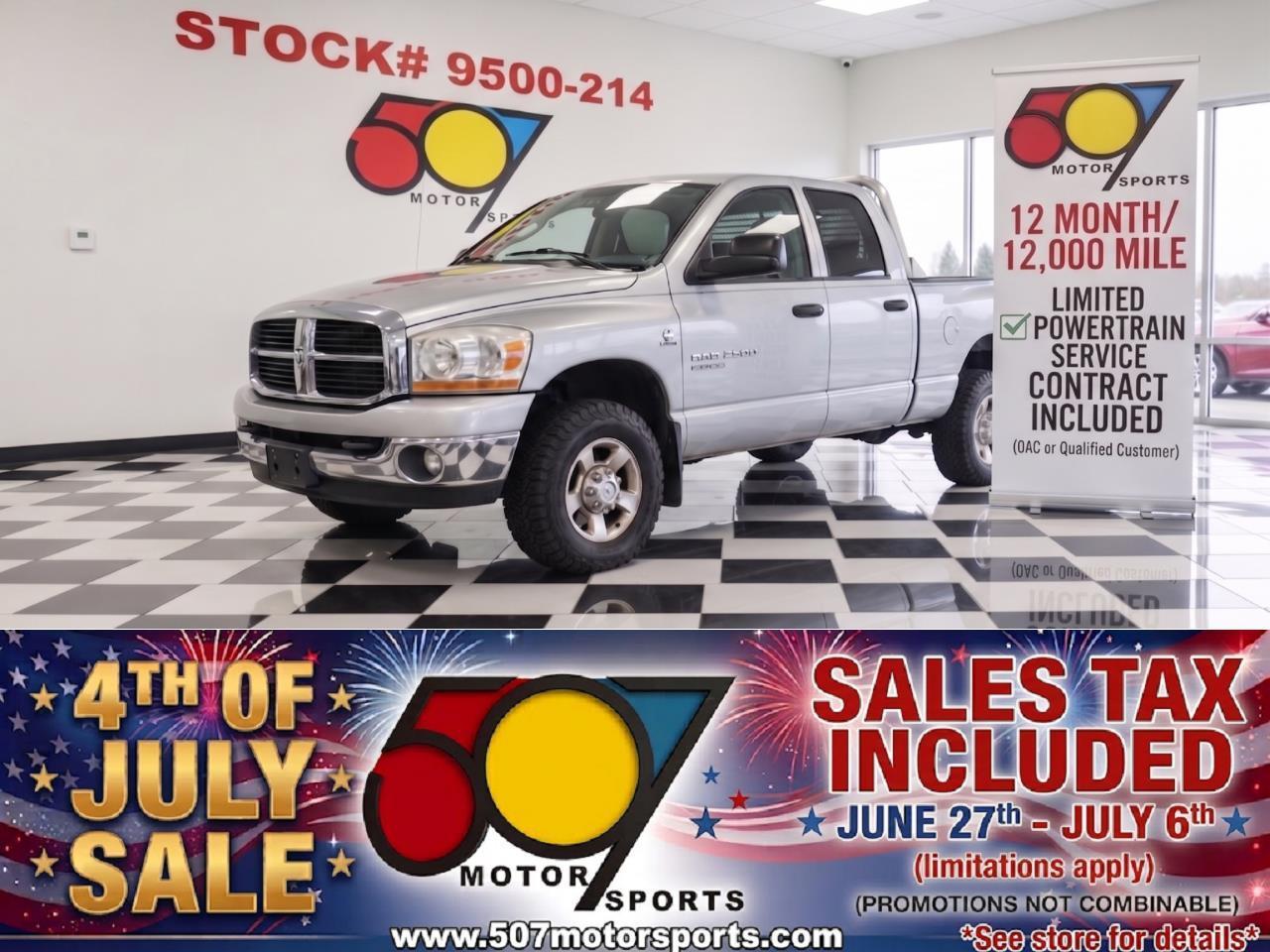 2006 Dodge Ram 2500 TRX4 Off Road Quad Cab 4WD