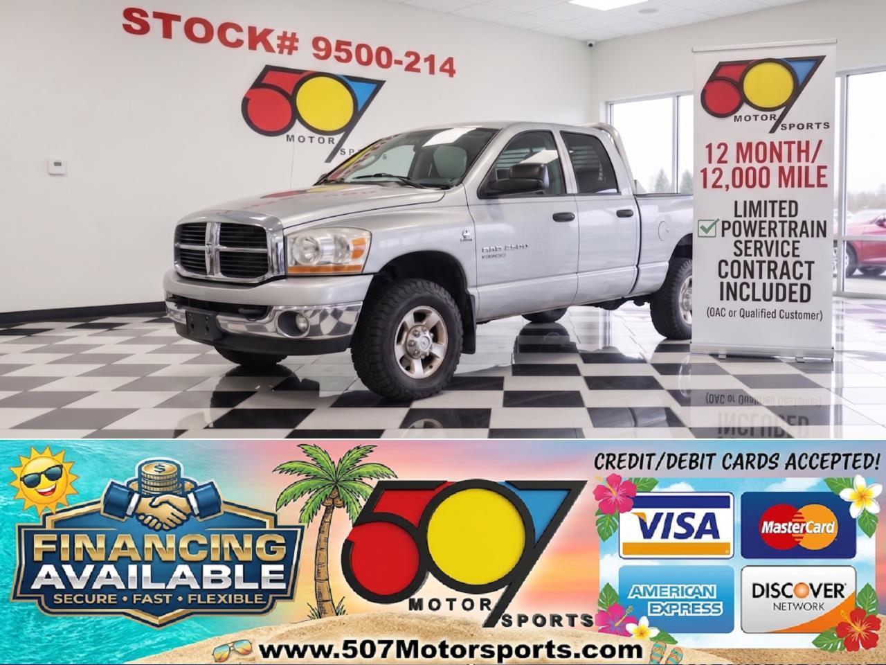 2006 Dodge Ram 2500 TRX4 Off Road Quad Cab 4WD