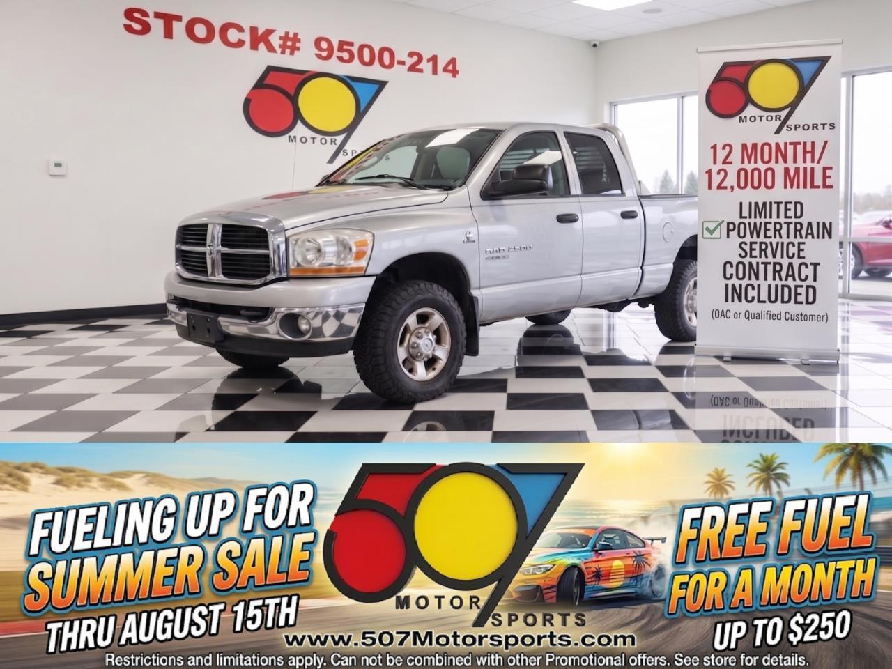 2006 Dodge Ram 2500 TRX4 Off Road Quad Cab 4WD