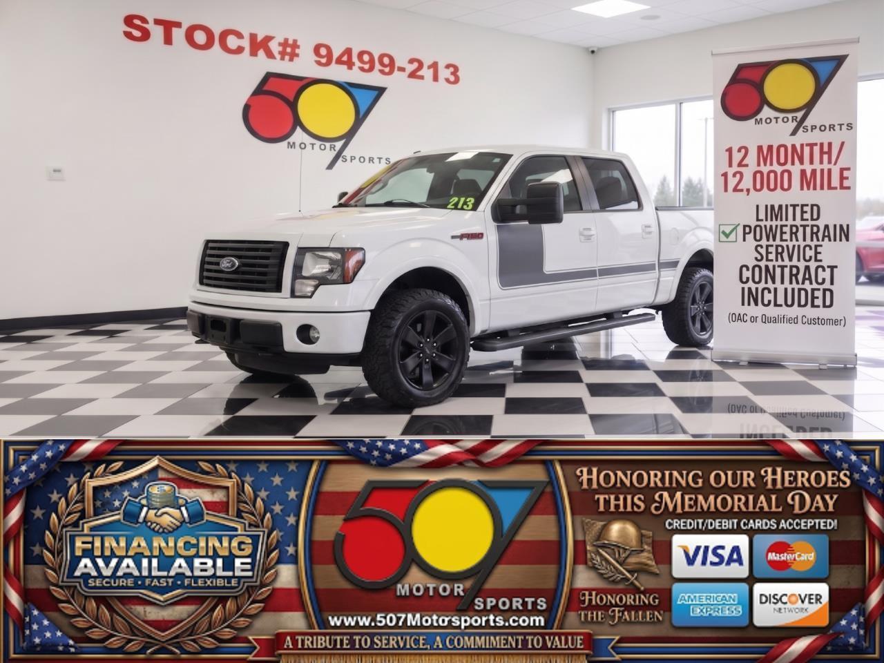 2012 Ford F-150 FX4 SuperCrew 5.5-ft. Bed 4WD
