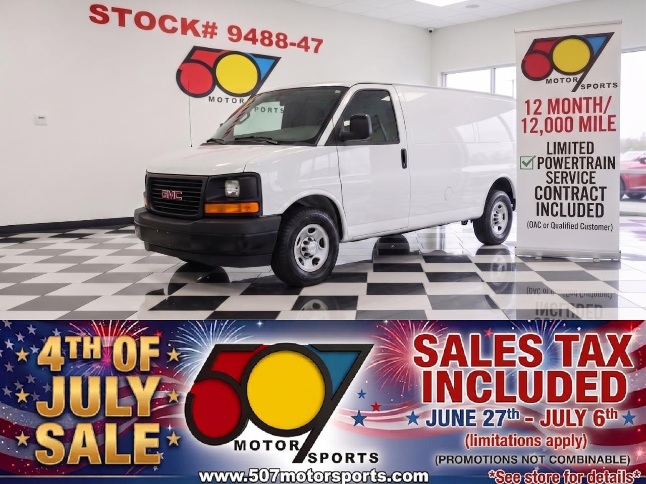 2016 GMC Savana G3500 Cargo