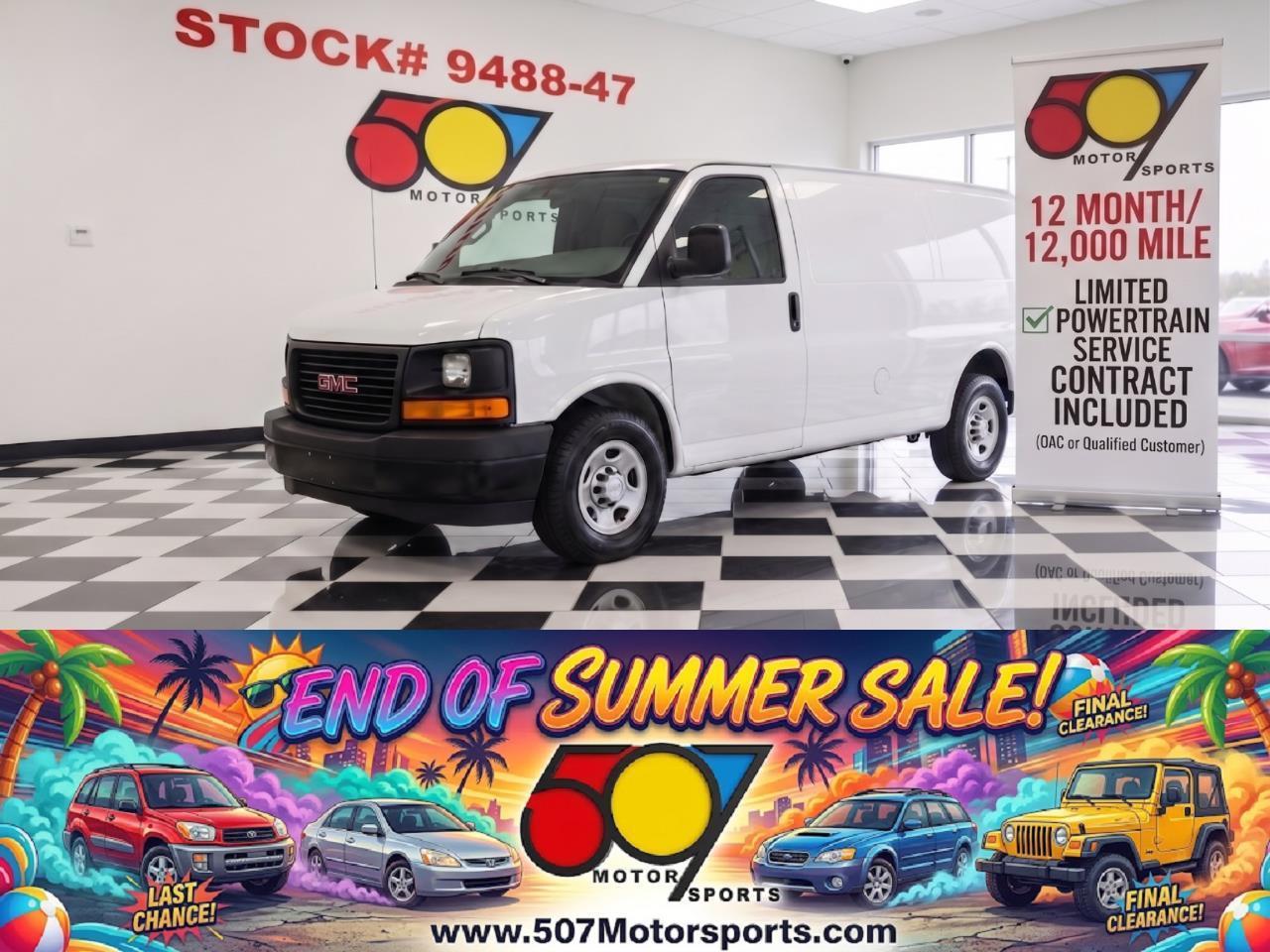 2016 GMC Savana G3500 Cargo