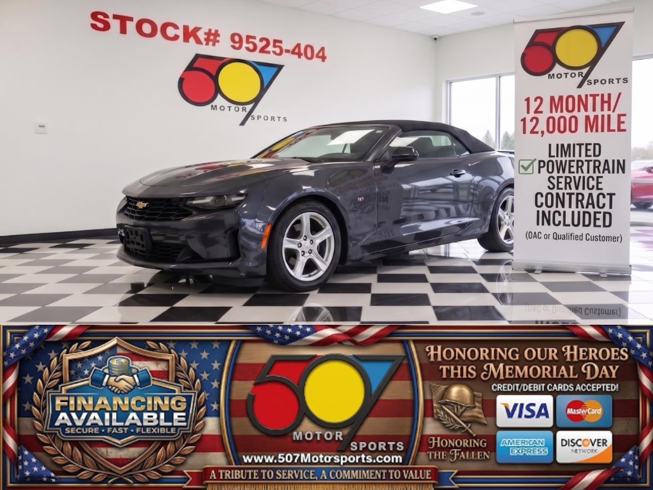 2019 Chevrolet Camaro 1LT Convertible 8A