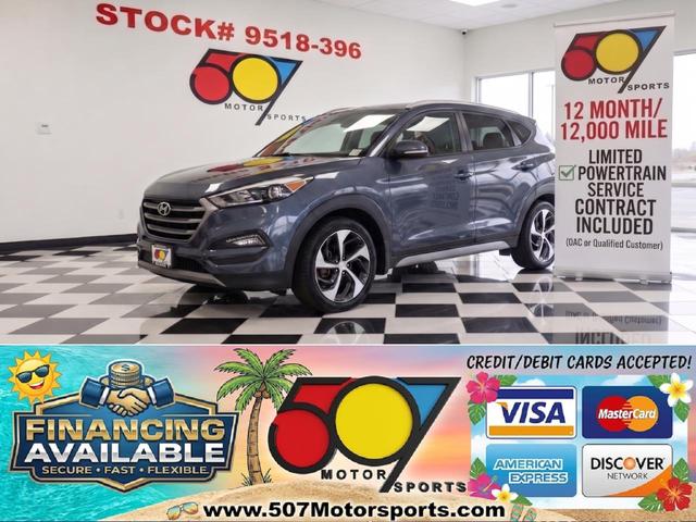 Gray 2017 Hyundai Tucson SUV / Crossover All-Wheel Drive Automatic