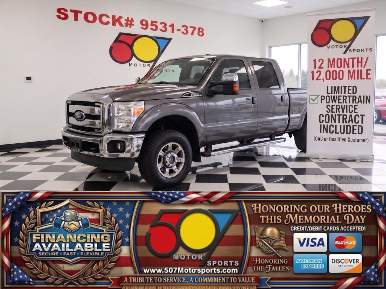 2013 Ford F-250 SD Lariat Crew Cab Long Bed 4WD