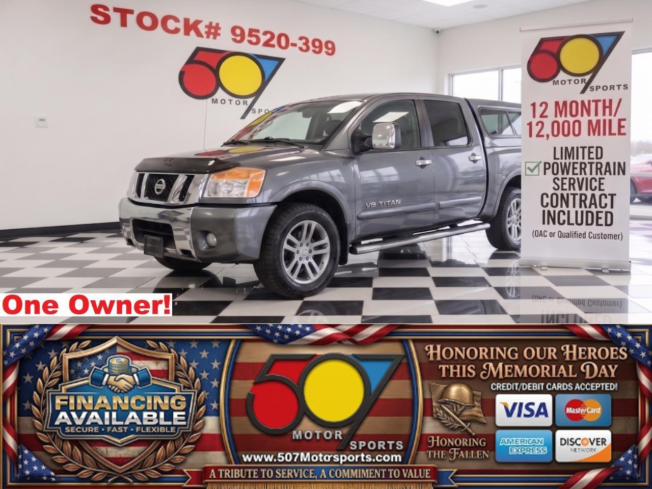 2015 Nissan Titan SL Crew Cab 4WD SWB