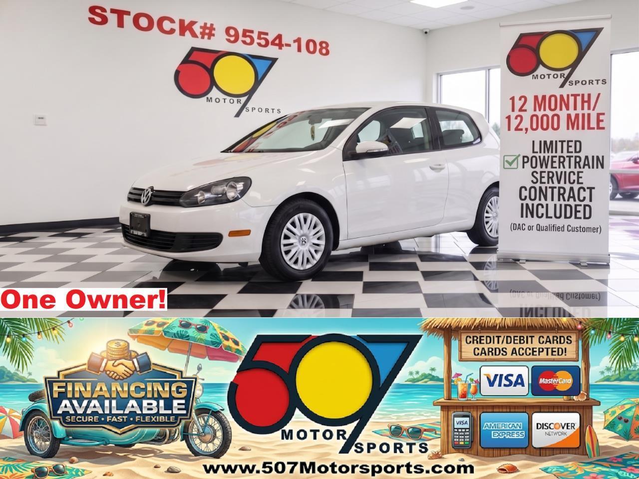 2012 Volkswagen Golf 2.5L 2-Door PZEV