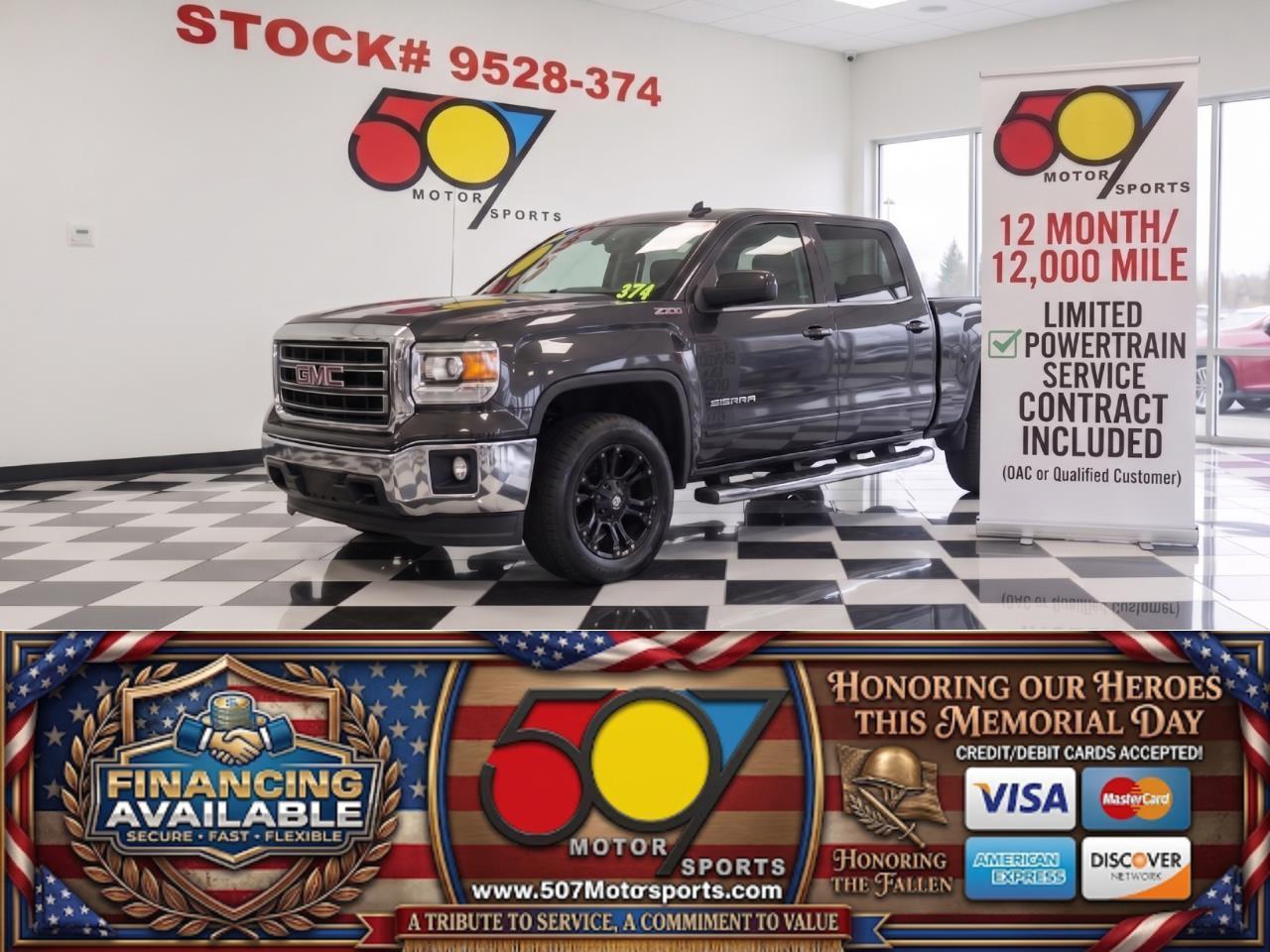 2015 GMC Sierra 1500 SLE Crew Cab Long Box 4WD