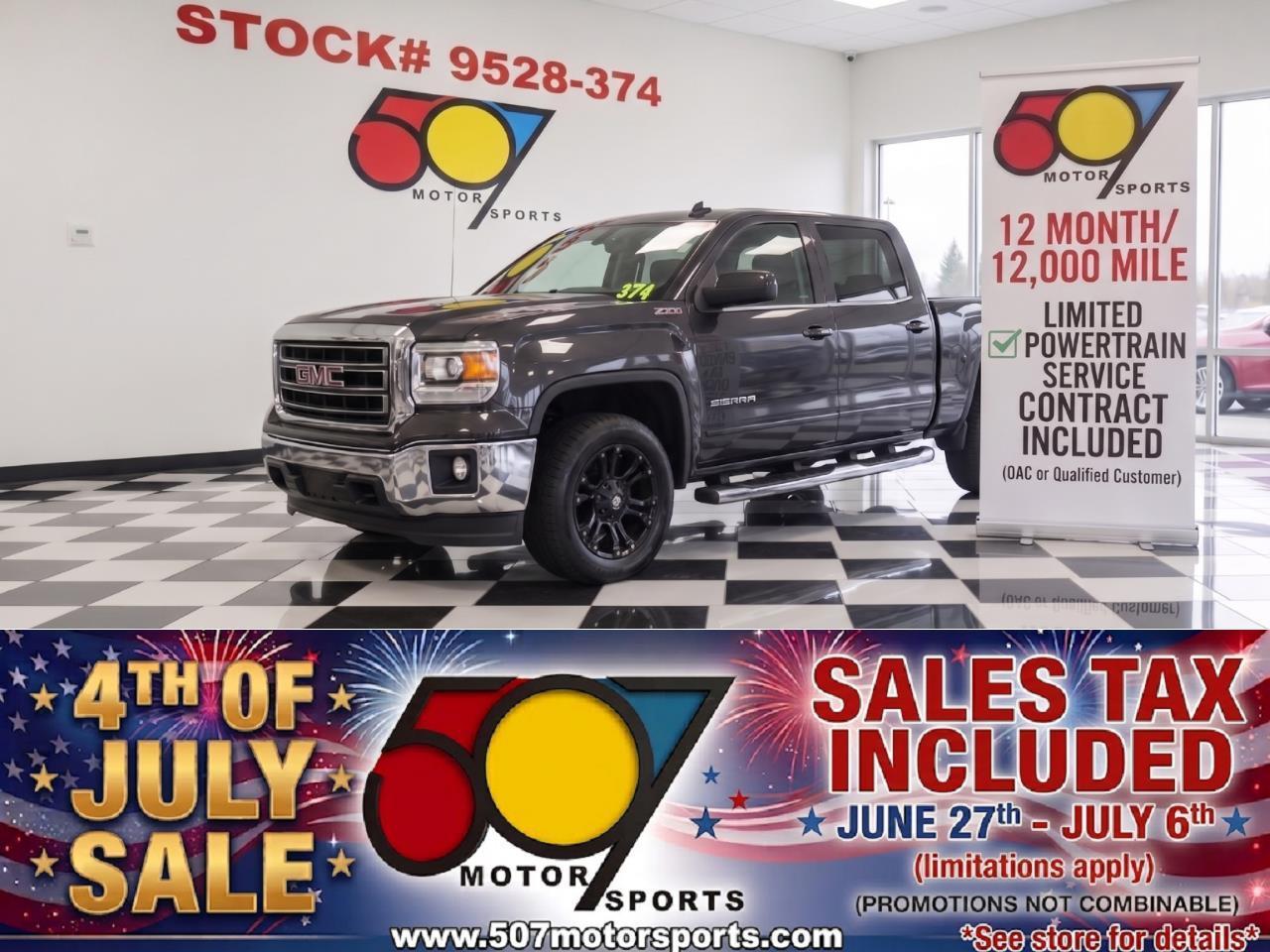 2015 GMC Sierra 1500 SLE Crew Cab Long Box 4WD