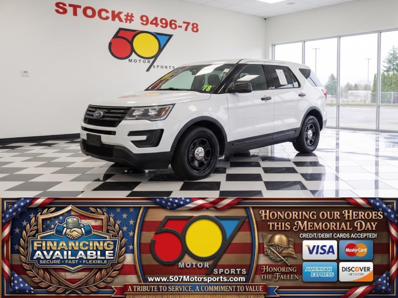 2017 Ford Explorer Police 4WD