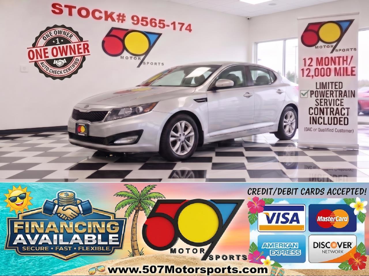 Silver 2013 Kia Optima Sedan Front-Wheel Drive Automatic