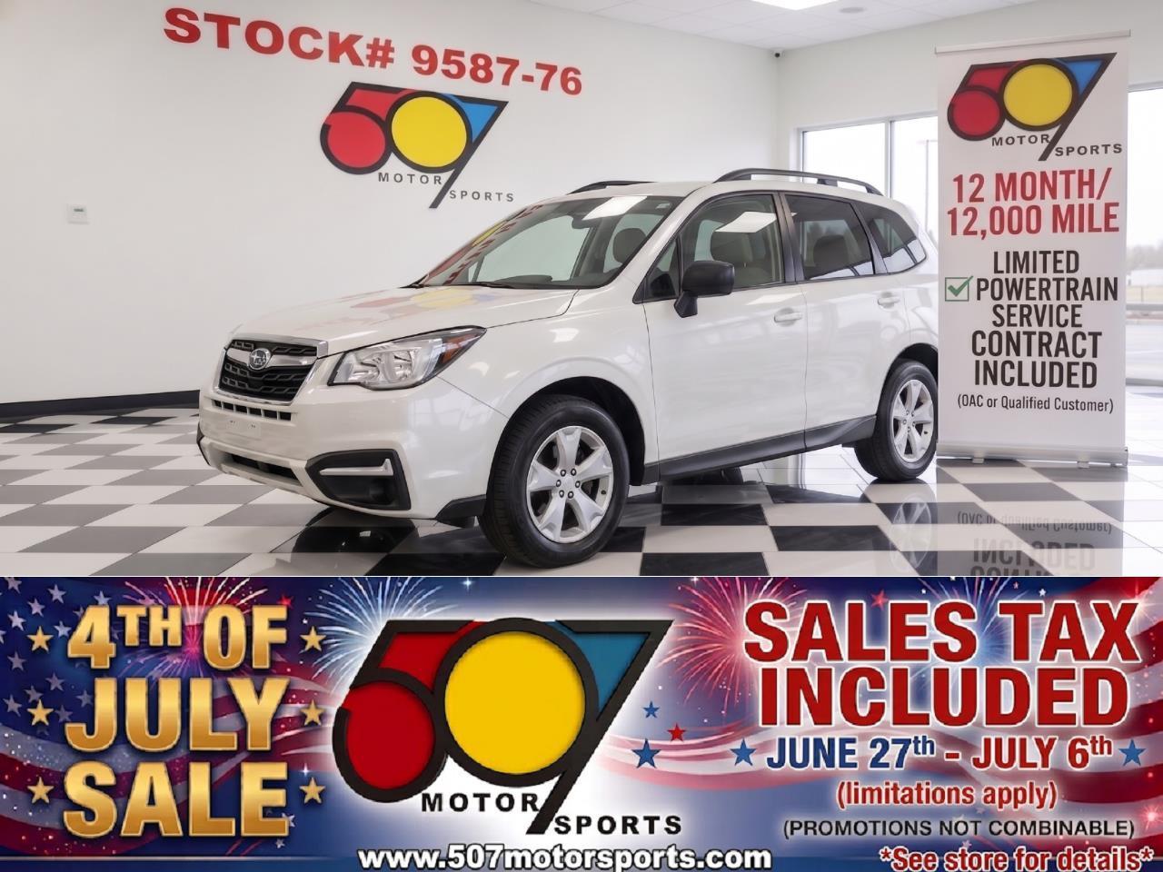 2017 Subaru Forester 2.5i PZEV CVT