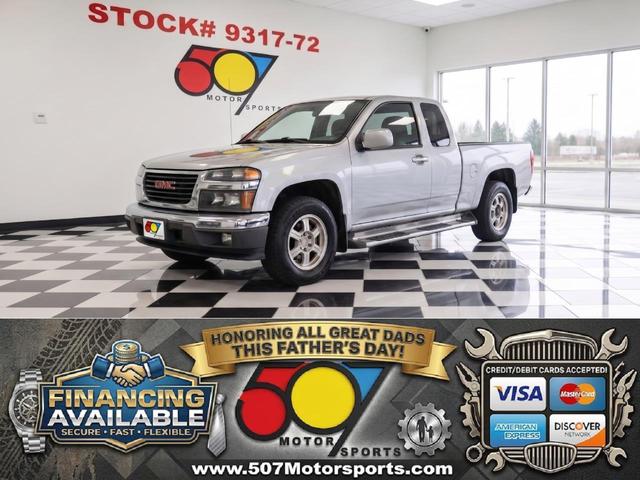 Silver 2012 GMC Canyon Work Truck Ext. Cab 4WD Pickup Truck Four-Wheel Drive Automatic