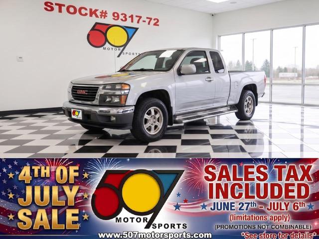 Silver 2012 GMC Canyon Pickup Truck Four-Wheel Drive Automatic
