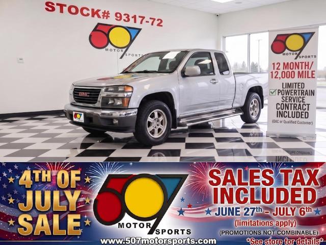 Silver 2012 GMC Canyon Pickup Truck Four-Wheel Drive Automatic