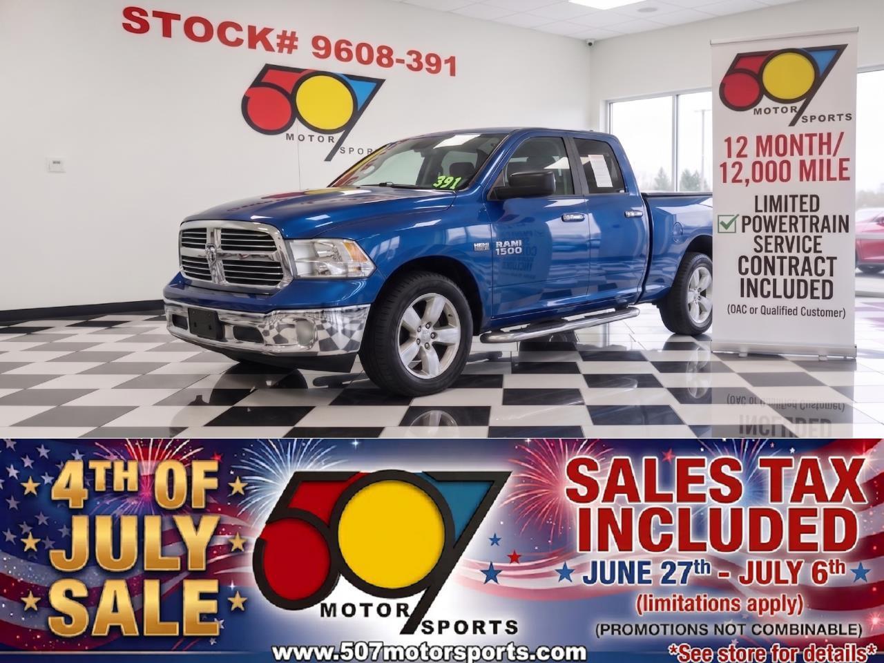 2014 RAM 1500 Big Horn Quad Cab 4WD