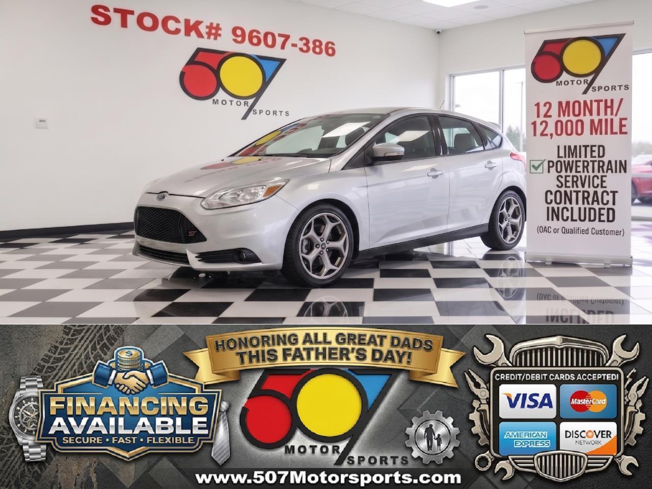 Silver 2014 Ford Focus SE Hatchback Hatchback Front-Wheel Drive Automatic