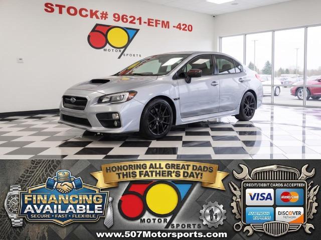 Silver 2016 Subaru WRX AWD Sedan All-Wheel Drive Automatic