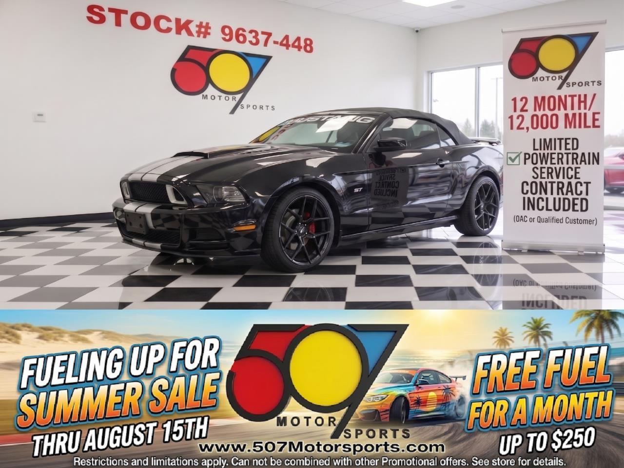 2013 Ford Mustang V6 Convertible