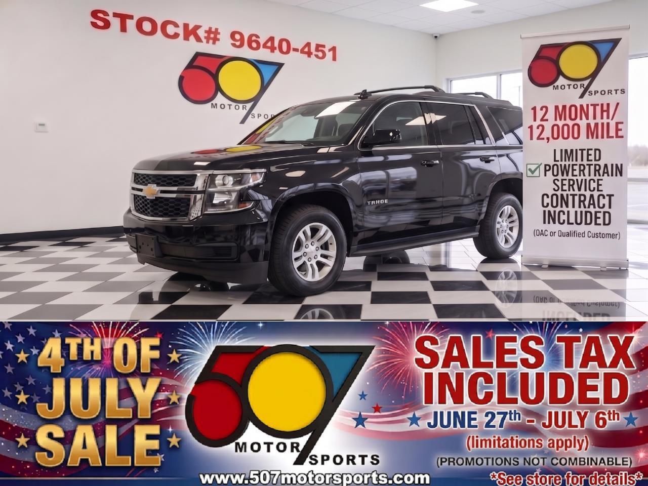 2016 Chevrolet Tahoe LT 4WD