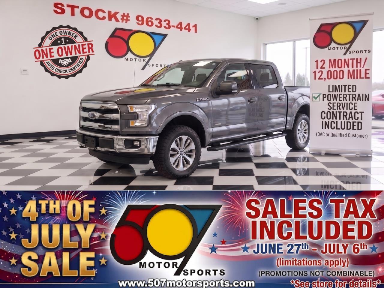 2017 Ford F-150 Lariat SuperCrew 6.5-ft. Bed 4WD