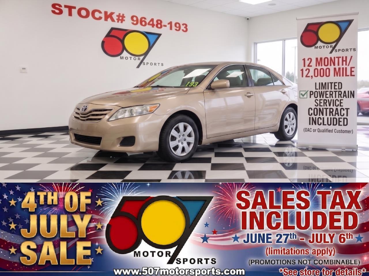 2011 Toyota Camry Base 6-Spd AT