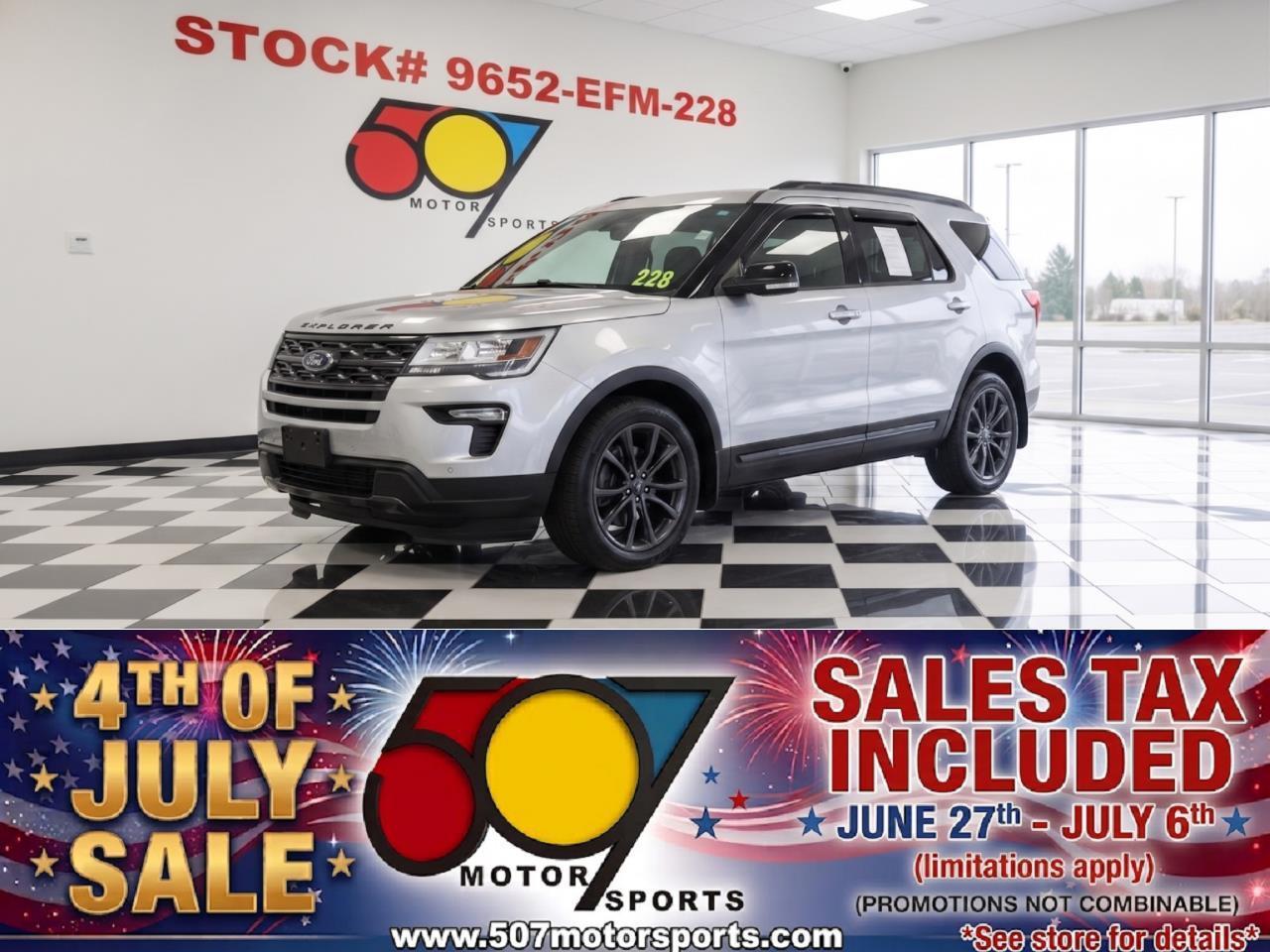 Silver 2018 Ford Explorer SUV / Crossover All-Wheel Drive Automatic