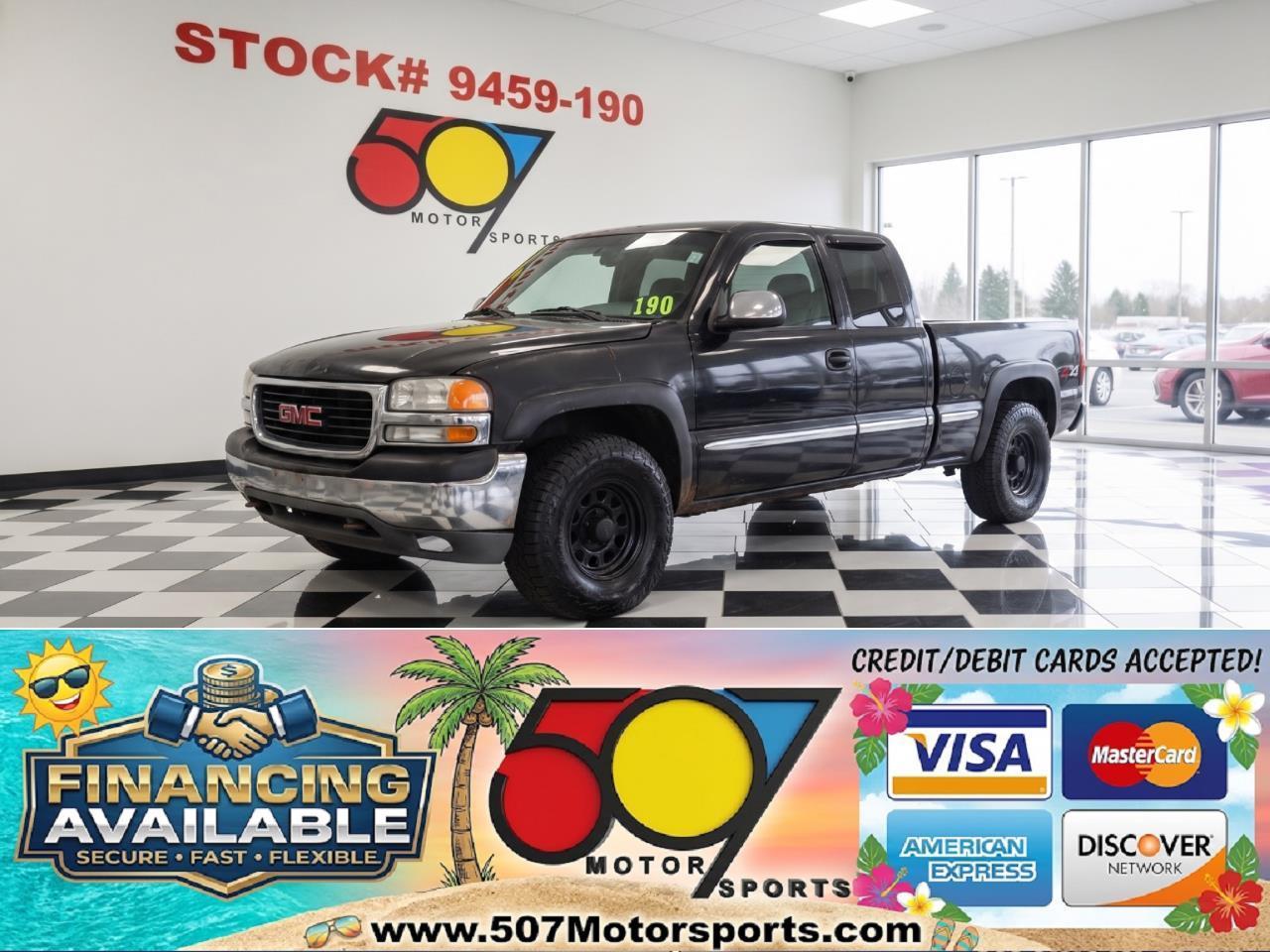 2000 GMC Sierra 1500 SLE Ext. Cab 4-Door Long Bed 4WD