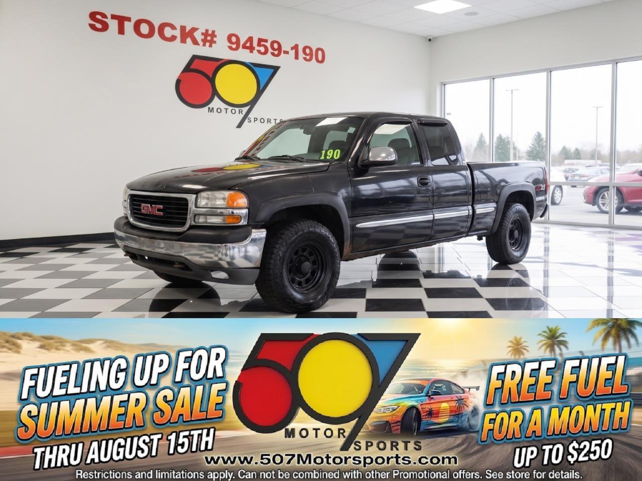 2000 GMC Sierra 1500 SLE Ext. Cab 4-Door 4WD