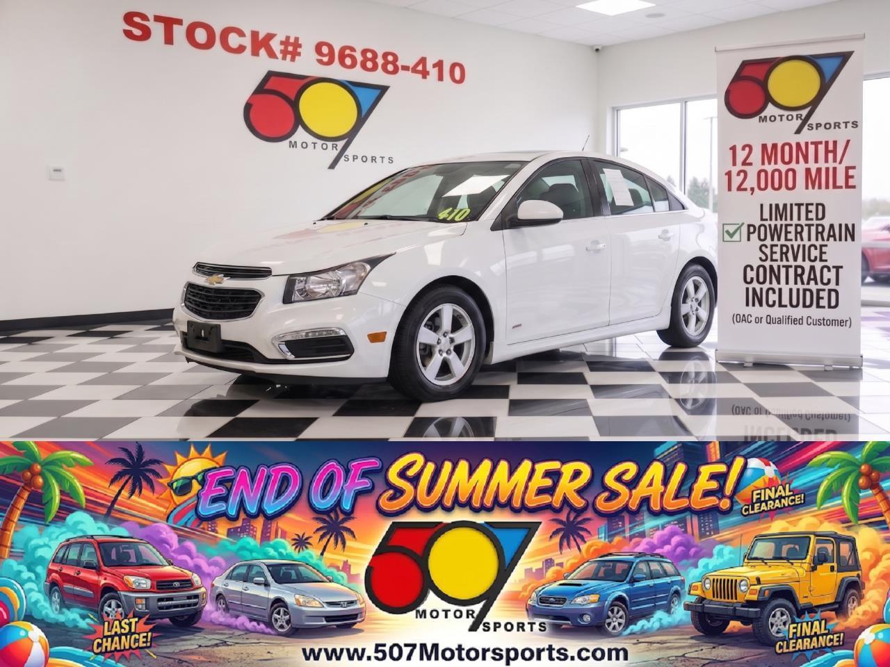 2016 Chevrolet Cruze Limited 1LT Auto