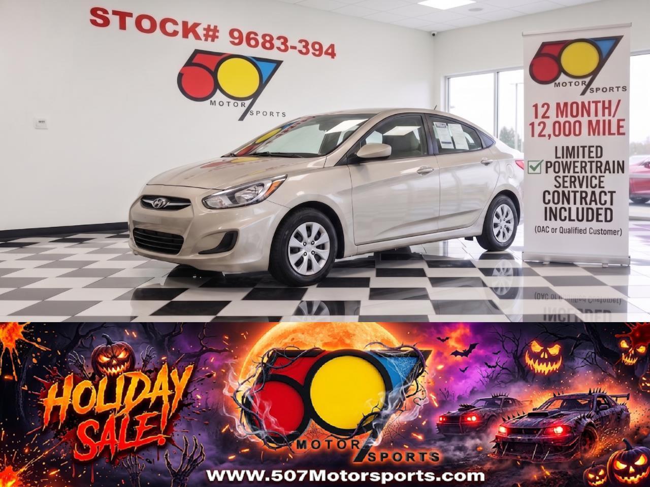 2016 Hyundai Accent SE 4-Door 6A