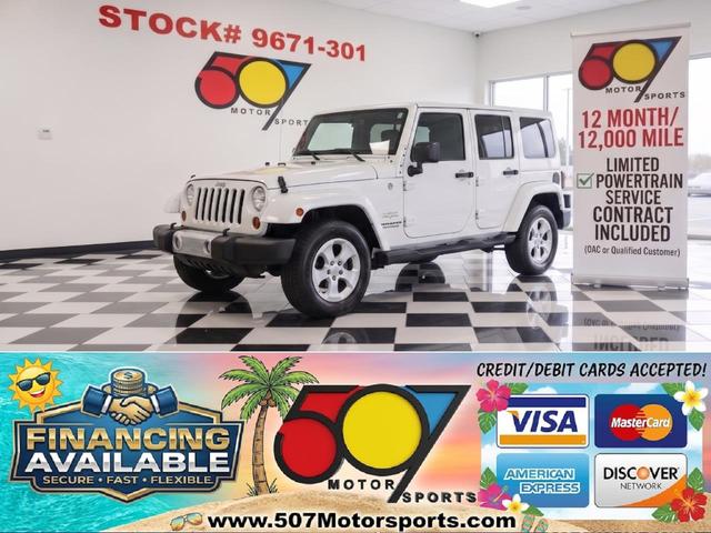 White 2013 Jeep Wrangler SUV / Crossover Four-Wheel Drive Automatic