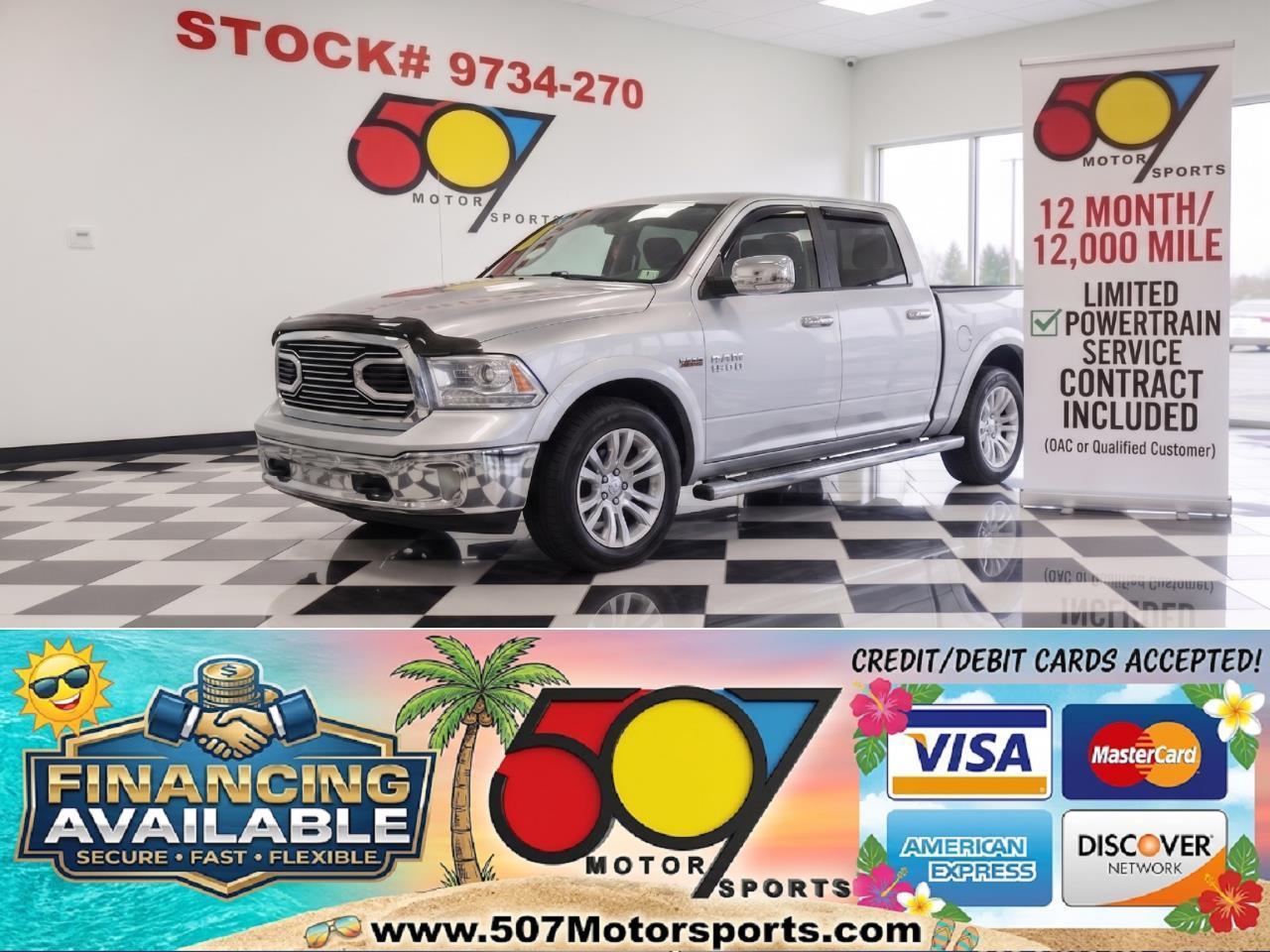 2016 RAM 1500 Laramie Longhorn Crew Cab SWB 4WD