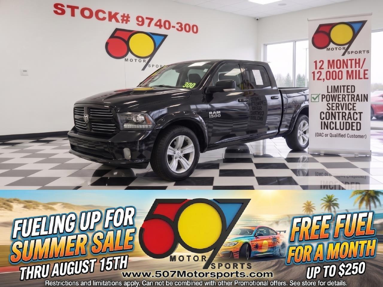 2013 RAM 1500 Sport Crew Cab 4WD
