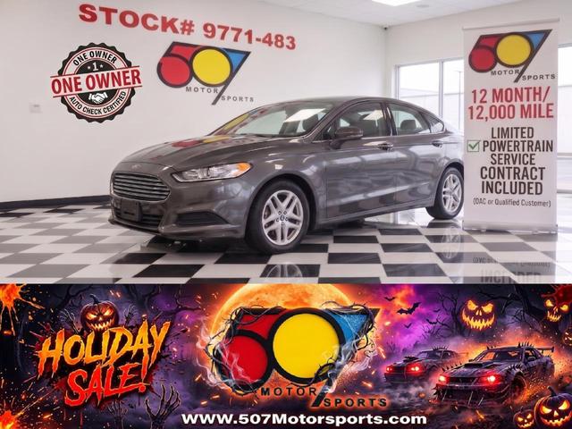 Gray 2014 Ford Fusion Sedan Front-Wheel Drive Automatic